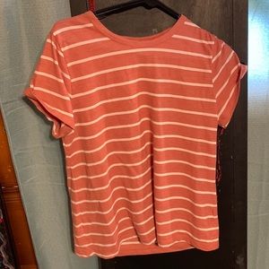 Time and Tru pink and white Tee Shirt